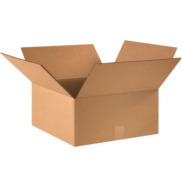 15 Pack 4x4x2 White Corrugated Shipping Mailer Packing Box Boxes 4" x 4" x 2"